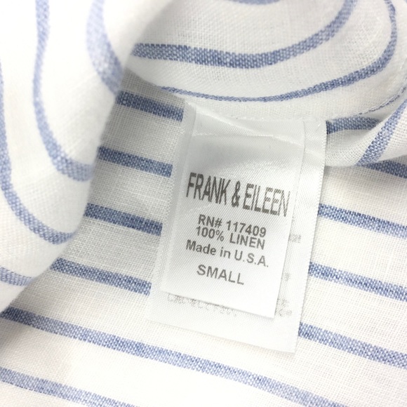 Frank & Eileen Linen short sleeve shirt, S - Picture 5 of 7